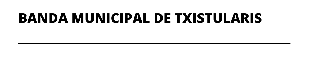BANDA TXISTUS_CAST
