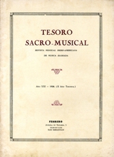 Cubierta de Tesoro Sacro Musical