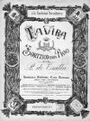 Cubierta de la partitura "Tavira" de Ercilla editada por Dotesio